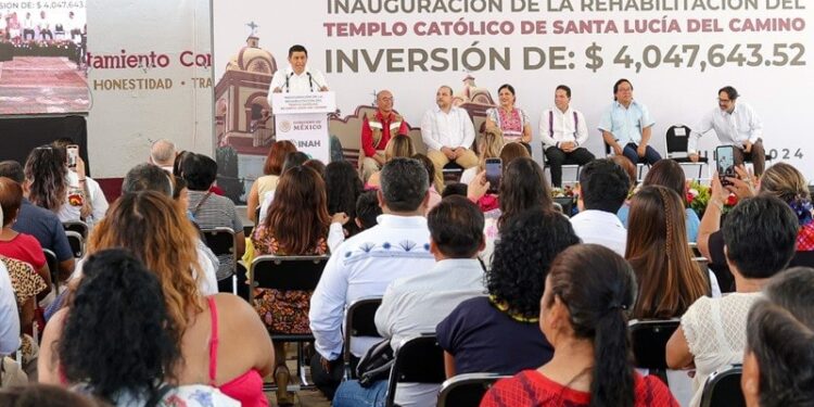 Con más de 4 mdp se reapertura Templo católico de Santa Lucía del Camino