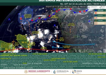 Onda tropical número 13 mantendrá la presencia de lluvias  en territorio oaxaqueño