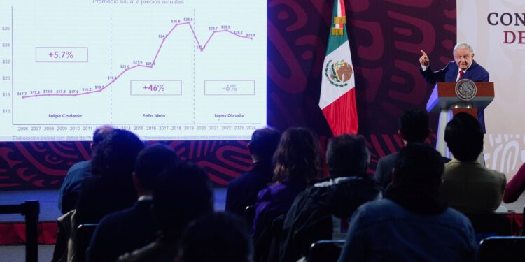 Reducción de precios de combustibles, uno de los beneficios del rescate de Pemex: presidente