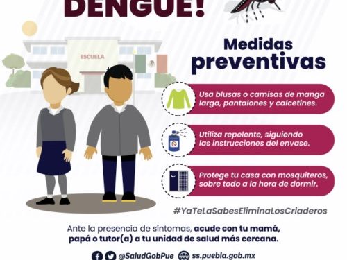 Acumula Puebla mil 864 casos por dengue en 2024