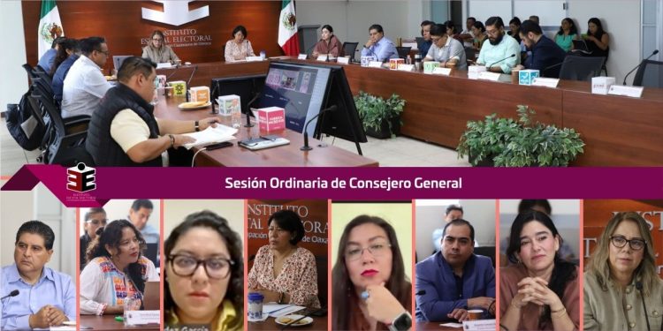 En Sesión Ordinaria aprueba el Consejo General del IEEPCO Proyectos de Actas y recibe informes para dar a conocer avances en el trabajo institucional.