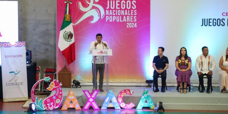 Arrancan Juegos Populares Nacionales 2024 en Oaxaca