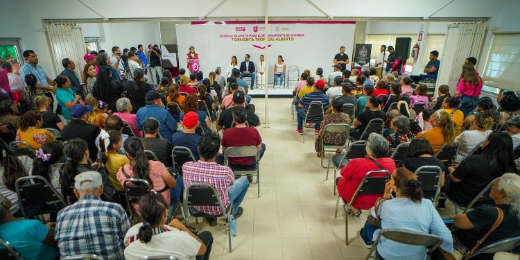 Entrega Igualdad e Inclusión apoyos a familias de Santiago para mejoramiento de viviendas afectadas por “Alberto”