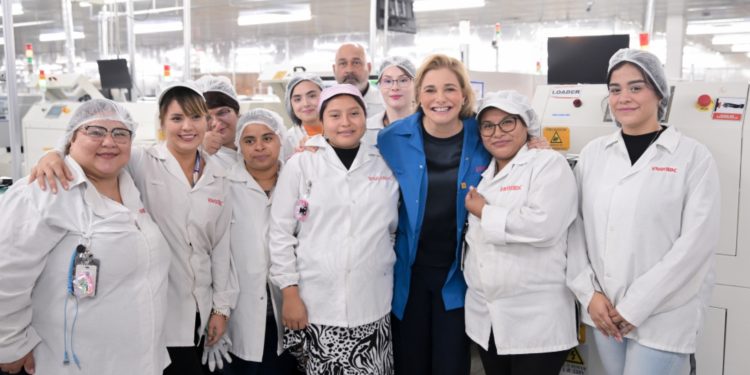 Inaugura Maru Campos nueva planta de Inventec Electronic Company en Ciudad Juárez que generará 7 mil empleos