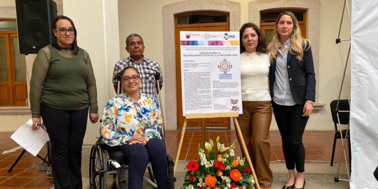 Presenta Gobierno de Zacatecas Convocatoria al Reconocimiento Estatal a la Inclusión 2024