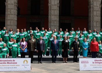 Presidente desea éxito a delegación mexicana en Juegos Paralímpicos de París 2024; “confiamos mucho en ustedes”, afirma