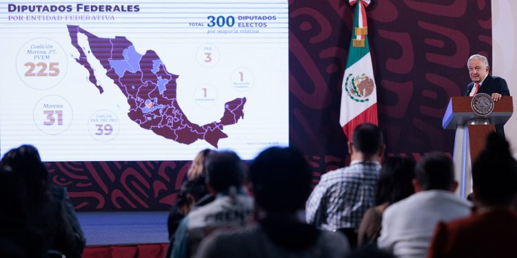 Presidente celebra determinación del TEPJF sobre conformación de Cámara de Diputados