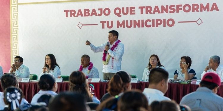 Refrenda Gobernador Salomón Jara respaldo para el desarrollo de Taniche