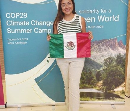 Representa maestra zacatecana a México en evento internacional sobre Cambio Climático