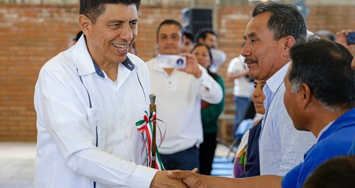 Anuncia Gobierno de Oaxaca inversión de 4.9 millones de pesos para el bienestar de San Pedro Topiltepe