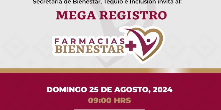 Realizará Sebienti Mega Registro de Farmacias Bienestar