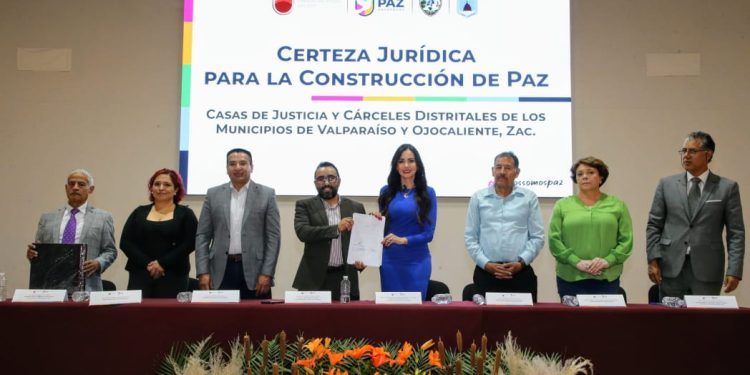 Tras más de 20 años, Casas de Justica y Cárceles Distritales de Valparaíso y Ojocaliente obtienen certeza jurídica