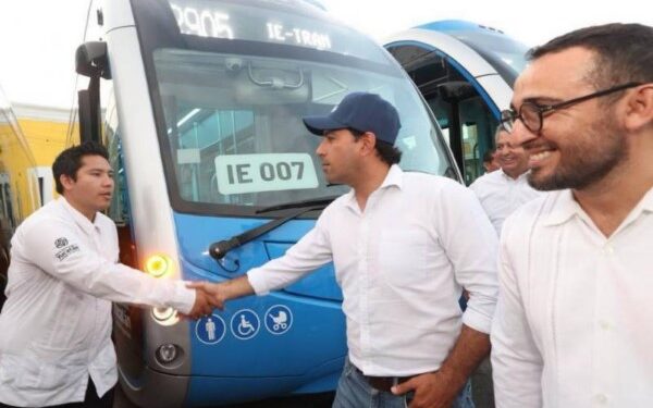 Yucatán tendrá la cuarta ruta 100% eléctrica del Sureste con el inicio de operaciones de la ruta Centro-Umán-Tren Maya del Ie-tram