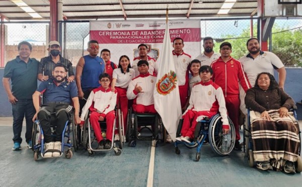 Abanderan a delegación guerrerense de paratletas que participará en los Juegos Paranacionales CONADE 2024