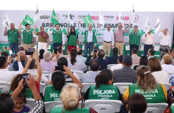 Arranca Manolo 200 obras sociales más en Coahuila
