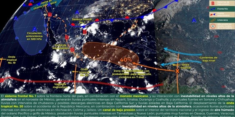 Continuarán las lluvias en Oaxaca para este martes