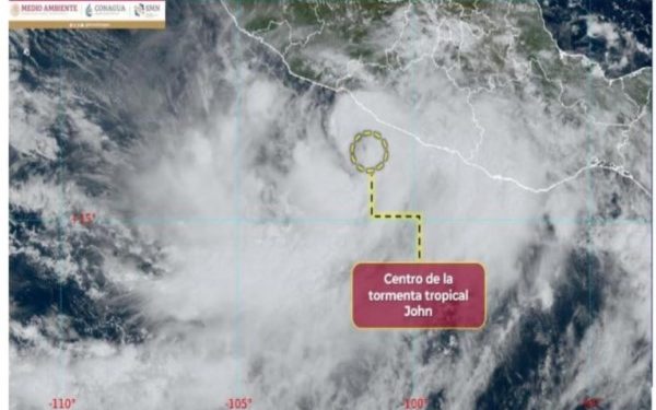Emite Protección Civil recomendaciones por regeneración de tormenta tropical “John”