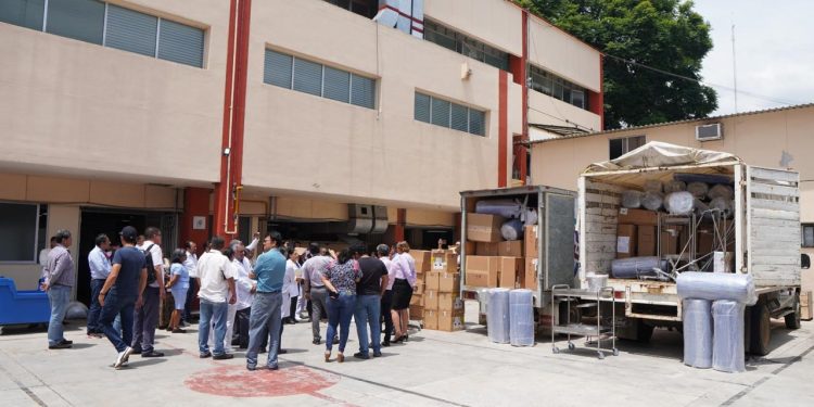 Fortalece SSO equipamiento en el Hospital Aurelio Valdivieso