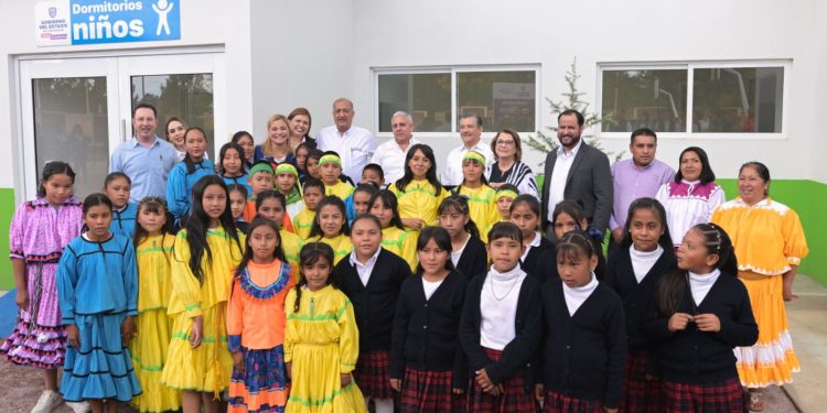 Respalda Maru Campos a niñas y niños de municipios serranos; inaugura dormitorios del CIS Eréndira en Guachochi