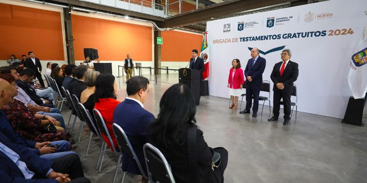 Otorga certeza jurídica Gobierno de NL con testamentos gratuitos a las y los neoloneses