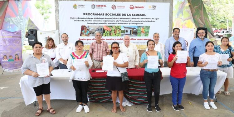 Poza Rica y Gutiérrez Zamora reciben 4 mdp para proyectos productivos