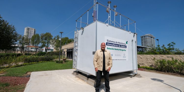 Presenta Enrique Alfaro la renovación del Sistema de Monitoreo Atmosférico de Jalisco; inaugura la estación de monitoreo Santa Margarita