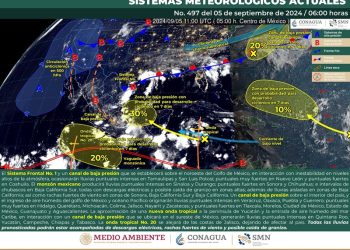Prevén lluvias de intensidad variable en las próximas 24 horas para Oaxaca