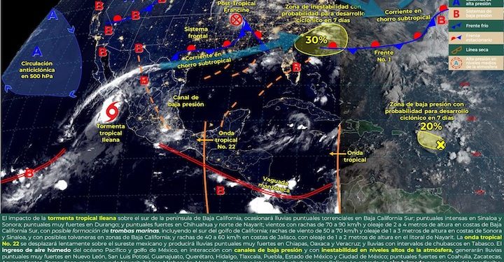Protección Civil informa que continuarán las lluvias para este viernes en Oaxaca