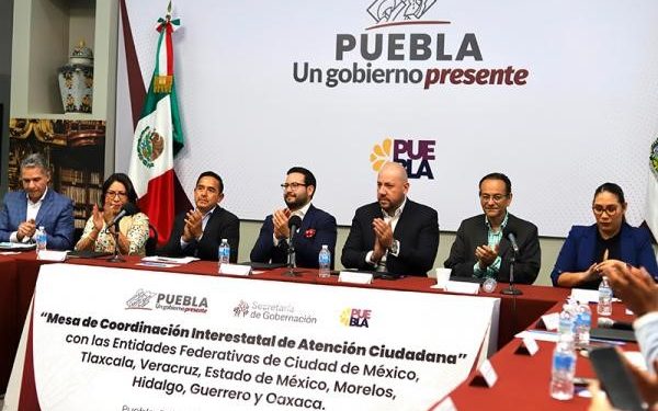 Fortalece gobierno de Puebla atención ciudadana con estados colindantes
