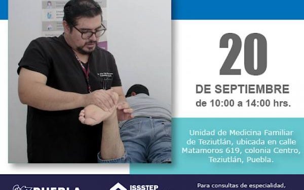 Realizará ISSSTEP jornada de servicios en Teziutlán