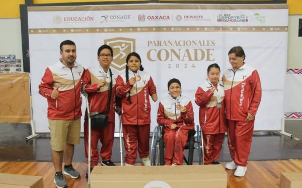 Suman medallas atletas tamaulipecos en Paranacionales CONADE 2024