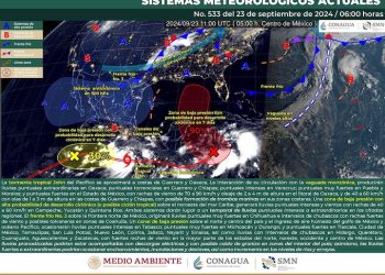 Tormenta tropical John dejará evento lluvioso en gran parte del estado