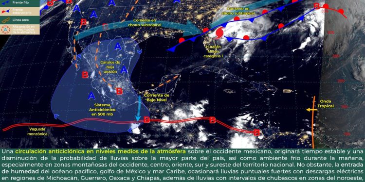 Disminuye probabilidad de lluvias para este jueves en Oaxaca