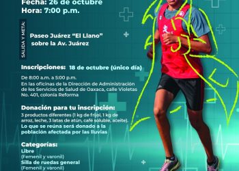 Con carrera atlética conmemorará SSO Día de la y el Médico