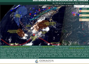 Remanentes de depresión tropical Once-E mantendrán temporal de lluvias en Oaxaca