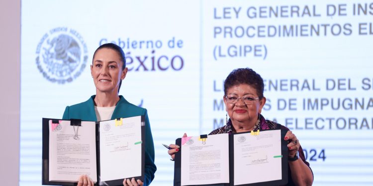 AVANZA REFORMA JUDICIAL CON LEYES SECUNDARIAS- PRESIDENTA CLAUDIA SHEINBAUM ENVÍA AL CONGRESO DE LA UNIÓN DOS INICIATIVAS EN MATERIA ELECTORAL