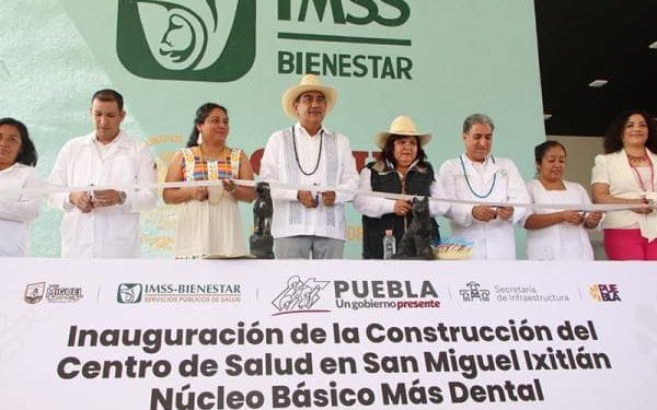 Con construcción de centro de salud, gobierno de Sergio Salomón promueve la igualdad