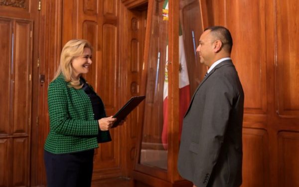 Designa Maru Campos a Jorge Armando Puentes García como coordinador de Desarrollo Municipal de la Secretaría General de Gobierno