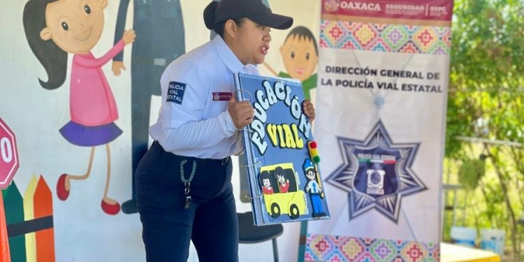 Fortalecen en la niñez capacitación para promover la cultura vial en Oaxaca