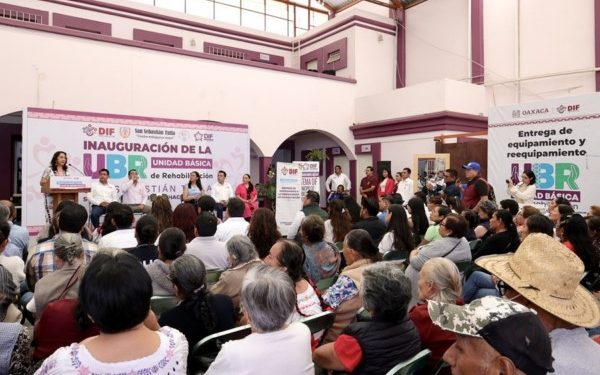 Gracias al equipamiento del DIF Oaxaca, la UBR de San Sebastián Tutla es una realidad