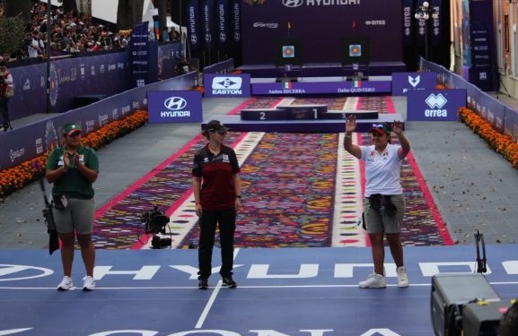 Revalida Dafne Quintero el bronce en la final de las Copas del Mundo de Tiro con Arco