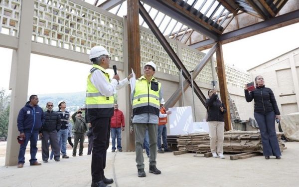 Supervisa Salomón Jara avances del Parque Primavera Oaxaqueña