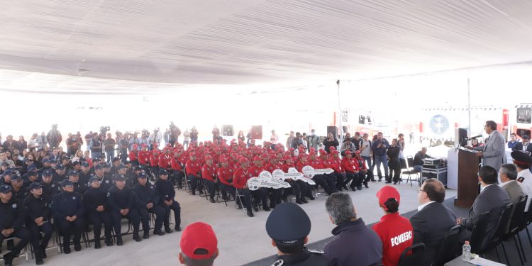 Fortalece gobierno estatal respuesta ante emergencias con Nueva Estación de Bomberos en la capital poblana