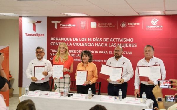 Implementan proyecto “Asiento Rosa” en transporte público de Tamaulipas