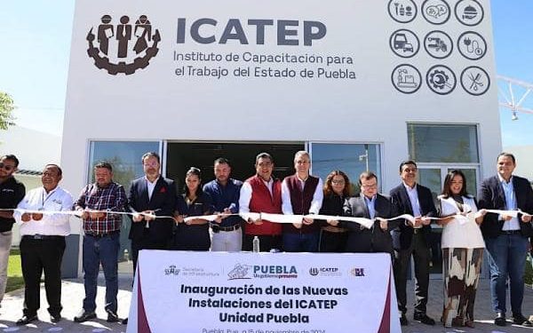Para fomentar empleo y capacitación, Sergio Salomón inaugura Nueva Unidad del ICATEP