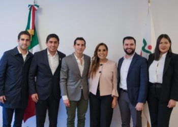 Acuerdan Mara Lezama y Rommel Pacheco fortalecer e impulsar el deporte en Quintana Roo