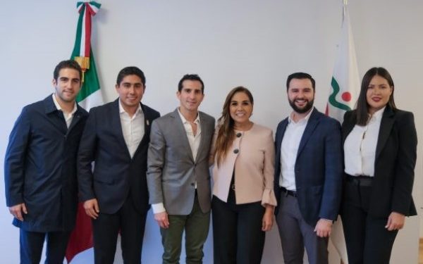 Acuerdan Mara Lezama y Rommel Pacheco fortalecer e impulsar el deporte en Quintana Roo