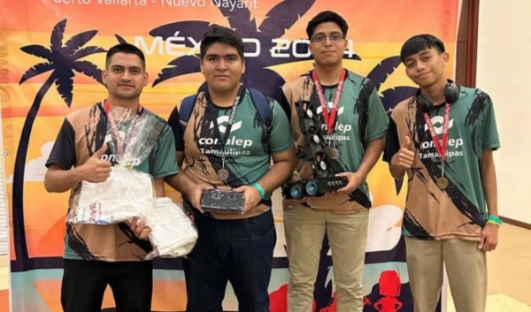 Ganan acreditación estudiantes de CONALEP Tamaulipas a campeonato de robótica en China