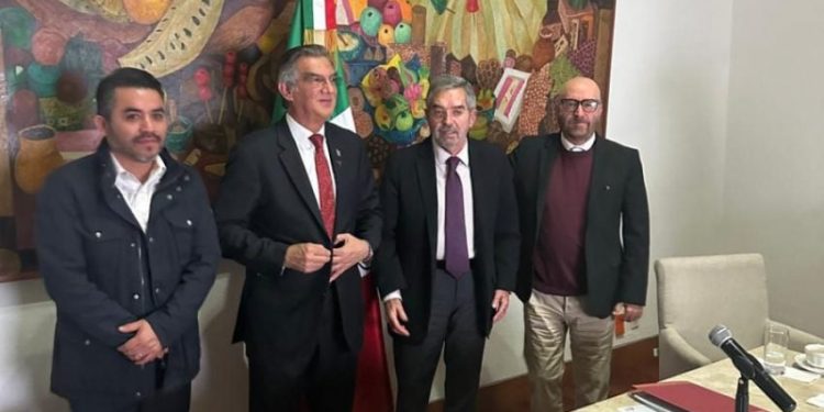 Sostiene gobernador acuerdos con CILA, Conagua y SRE para resolver asuntos del agua del río Bravo