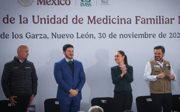 Anuncian Presidenta Claudia Sheinbaum y Gobernador Samuel García nuevo Hospital en Santa Catarina